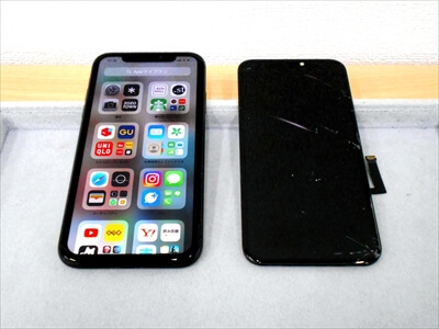 岡山県倉敷市からお越し頂きました！iPhone(アイフォン)11液晶ガラスパネル交換修理！　iPhoneの不具合がある場合は、当店の修理で解消して頂き、ストレスなく快適にiPhoneをお使い頂けたらと思います！(^o^)v
