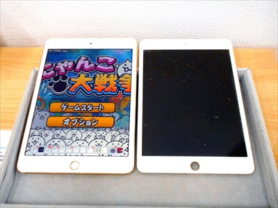 岡山県倉敷市からお越し頂きました！iPad(アイパッド)mini4液晶交換修理！　保管中にいつの間にか画面が割れていたiPadmini4が、当店にて綺麗で正常に画面表示されるiPadに生まれ変わり、大変お喜び頂きました！(#^▽^#)v