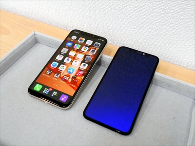 岡山県倉敷市からお越し頂きました！iPhone(アイフォン)X液晶ガラスパネル交換修理！　iPhoneの画面が枠から剥がれた状態に～(^o^;)(汗) 液晶ガラスパネルの交換修理で無事復旧致しました！(^o^)v