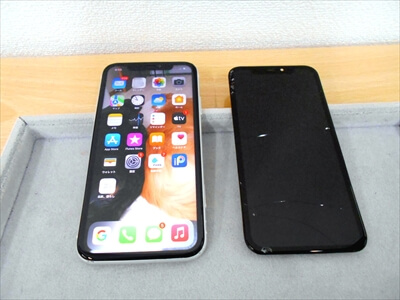岡山県倉敷市からお越し頂きました！iPhone(アイフォン)XR液晶ガラスパネル交換修理！　iPhoneを落とされて、タッチ操作が効かなくなってしまったそうです～(+_+;)(汗)