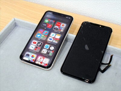 岡山県倉敷市からお越し頂きました！iPhone(アイフォン)11液晶ガラスパネル交換修理！&ガラスコーティング！　最近の学生さんは、iPhone11をお使いの方が多く、高機能なiPhoneを大変便利に使いこなしておられるようです！＼(≧∇≦)／