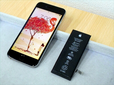 岡山県倉敷市からお越し頂きました！iPhone(アイフォン)6バッテリー交換修理！ 以前、調子が悪くなってそのままにされていたiPhoneを、サブ機として復活させる為、当店へご来店頂きました！！(#^▽^#)v