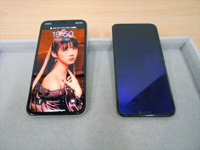 岡山県倉敷市からお越し頂きました！iPhone(アイフォン)XS液晶ガラスパネル交換修理！　正常に画面操作ができるiPhoneに生まれ変わり、大変お喜び頂きました！＼(^o^)／"